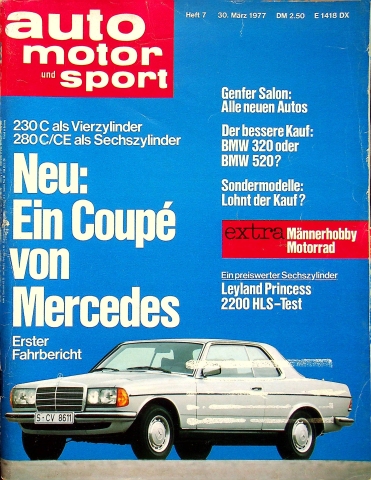 Deckblatt Auto Motor und Sport (07/1977)